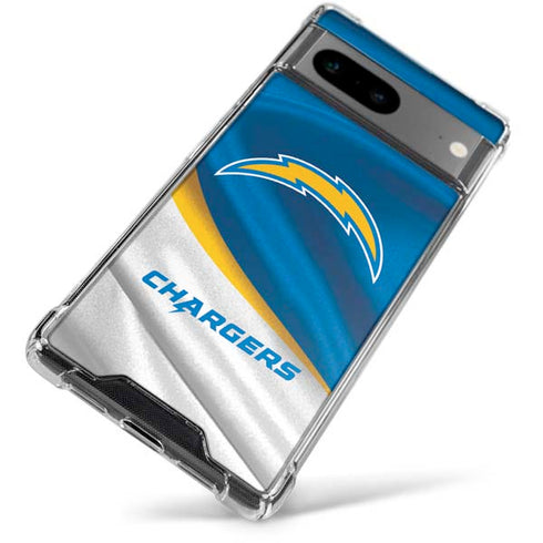 NFL Los Angeles Chargers Google Pixel 7a Clear Case